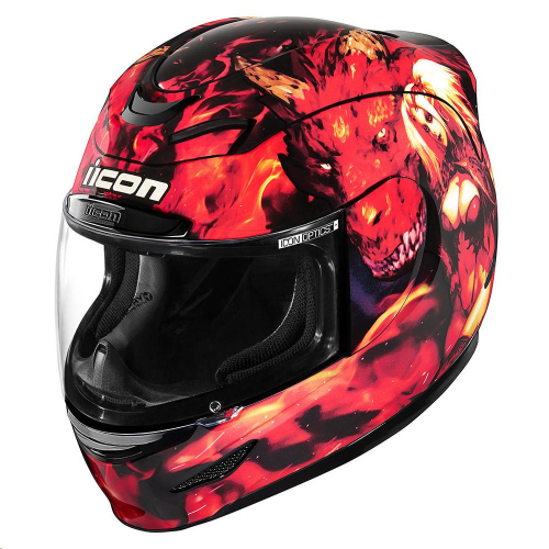 Icon - Icon Airmada Azrael Helmet - 0101-13056 - Red - X-Small