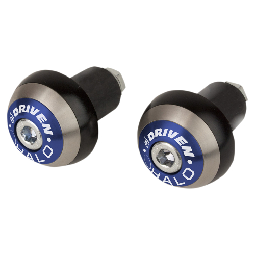 Driven Racing - Driven Racing Halo Bar Ends - Blue - DHBEW-BL