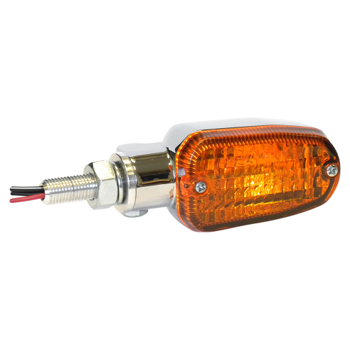 K&S Technologies - K&S Technologies DOT Incandescent Marker Lights - 3 wires - Chrome/Amber - 25-7701CM