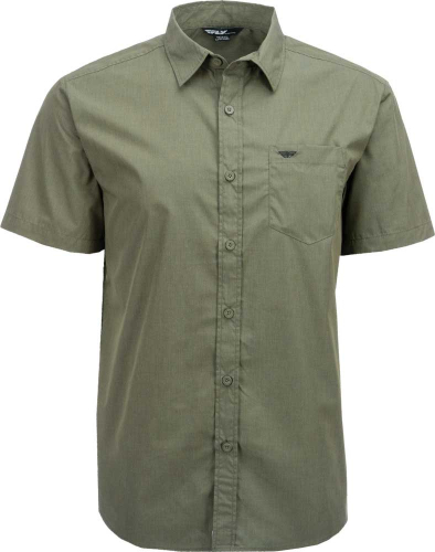 Fly Racing - Fly Racing Button-Up Shirt - 352-61853X - Green - 3XL