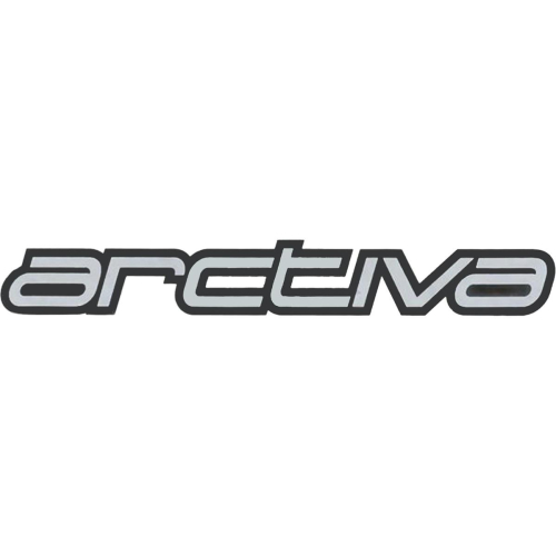 Arctiva - Arctiva Logo Decals - 6in. - Silver - 4320-1983
