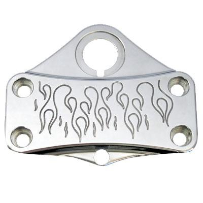 ModQuad - ModQuad Handlebar Clamp with Key Guard - Flames - HC1-FK