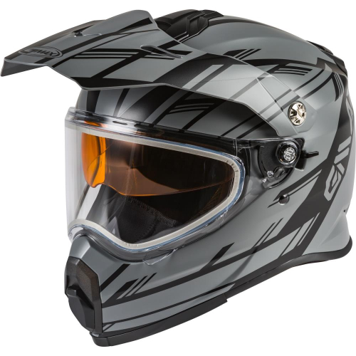 G-Max - G-Max AT-21S Epic Helmet - G2211505 - Matte Gray/Black - Medium