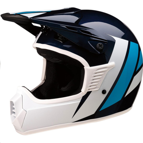Z1R - Z1R Rise Evac Child Helmet - 0111-1332 - Gloss Blue/White - Lg-XL