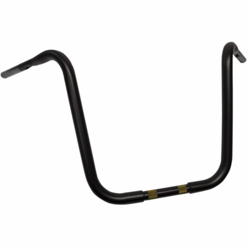 Drag Specialties - Drag Specialties 1-1/4in. Buffalo Ape Hanger Handlebar - 16in. - Flat Black - 0601-3485