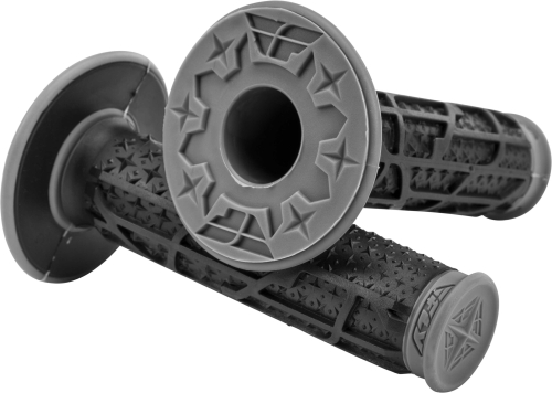 Fly Racing - Fly Racing Pilot II MX Grips - Gray/Black - 01173611A