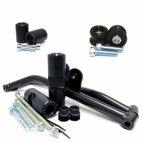 Shogun Motorsports - Shogun Motorsports Complete Slider Kit (No Cut) - Black - 755-4129