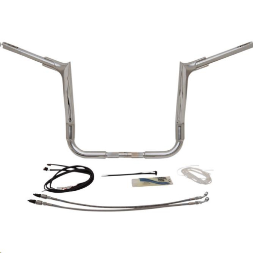 Fat Baggers, Inc. - Fat Baggers, Inc. 1-1/2in. EZ Install Pointed Top Handlebar Kit - Chrome - 809214