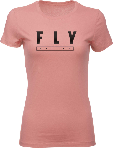 Fly Racing - Fly Racing Fly Logo Womens T-Shirt - 356-0468S - Mauve - Small