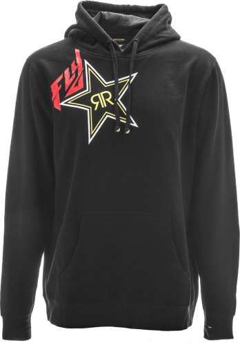 Fly Racing - Fly Racing Rockstar Pullover Hoody - 354-02002X - Black - 2XL
