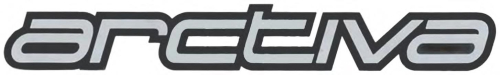 Arctiva - Arctiva Logo Decals - 24in. - Silver - 4320-1984