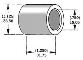 HardDrive - HardDrive 3/4in. Axle Spacers - 1.250in. W - Zinc - 339290