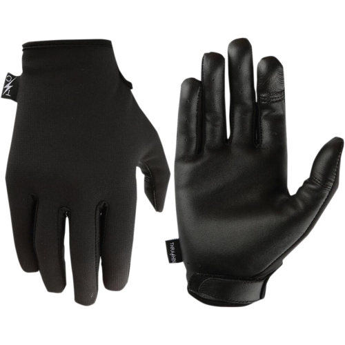 Thrashin Supply Company - Thrashin Supply Company Stealth Cold Weather Leather Palm Gloves - SCW-01-009 - Black - Medium