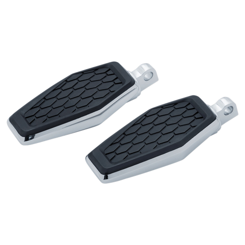 Kuryakyn - Kuryakyn Hex Footpegs with Male-Mount Ends - Chrome - 5904