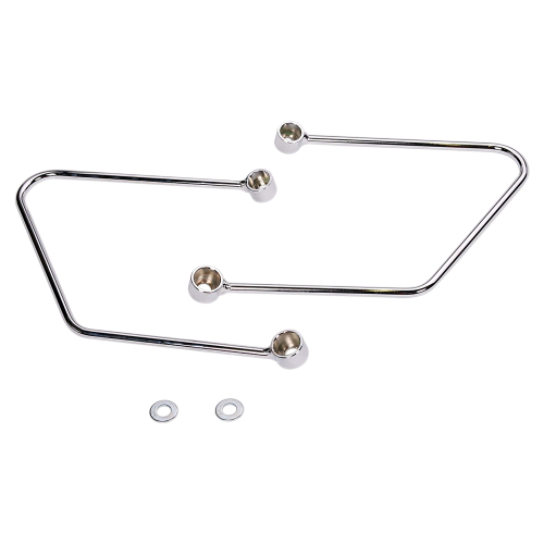 Cobra - Cobra Saddlebag Supports - Chrome - 02-6115