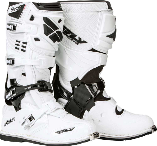 Fly Racing - Fly Racing Sector Boots - 363-57408 - White - 8