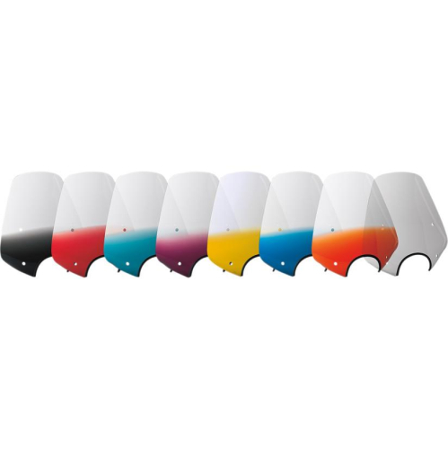 Memphis Shades - Memphis Shades Rio Grande Sportshield Windshield - Gradient Ruby - MEP5312