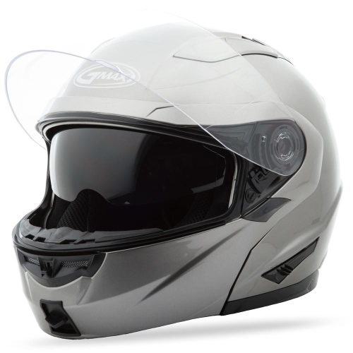G-Max - G-Max GM64 Solid Helmet - G1640473 - Titanium - X-Small