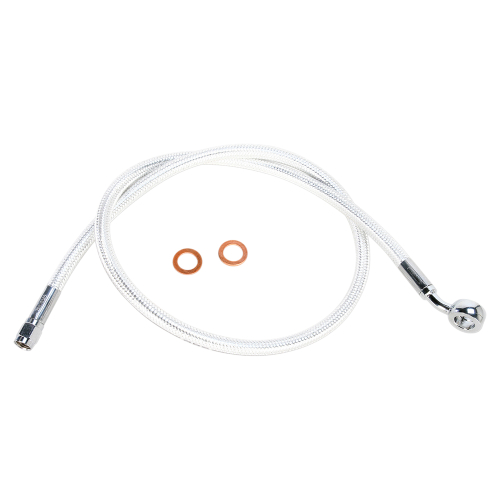 Magnum - Magnum Sterling Chromite II Designer Series ABS Front Upper Brake Line - 7/16in., 35deg. Banjo - 32in. - AS37932