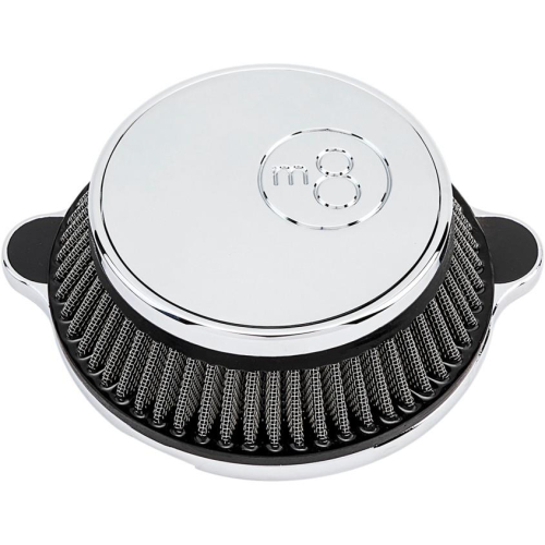 LA Choppers - LA Choppers Air Cleaner Assembly - 8-Ball Cover - Chrome - LA-2391-03