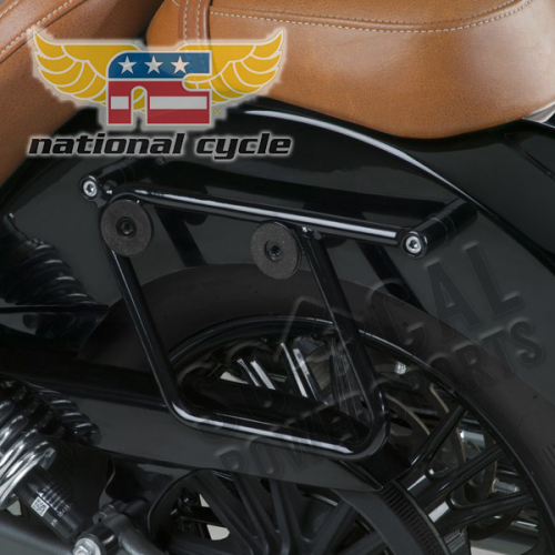 National Cycle - National Cycle Cruiseliner Saddlebag Mount Kit - Black - KIT-SB500
