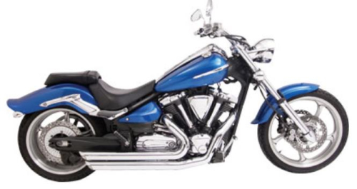 Freedom Performance - Freedom Performance Amendment Exhaust System - Slash-Out - Chrome - MY00058