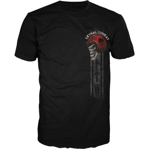 Lethal Threat - Lethal Threat Forever Two Wheels T-Shirt - LT20898-4XL - Black - 4XL