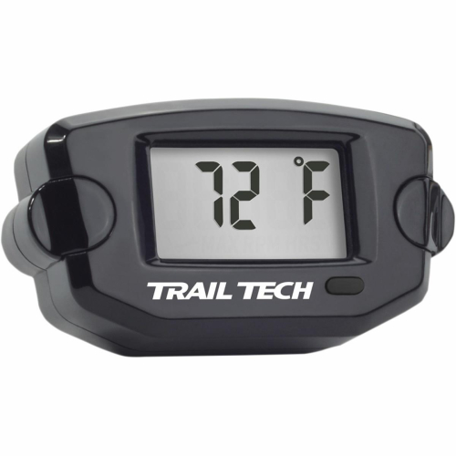 Trail Tech - Trail Tech Panel Mount Universal Temperature Meter w/ Radiator Connector for Water Cooled Engine - 19mm - Black - 732EH1