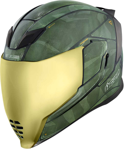Icon - Icon Airflite Battlescar 2 Helmet - 0101-11268 - Green - X-Small