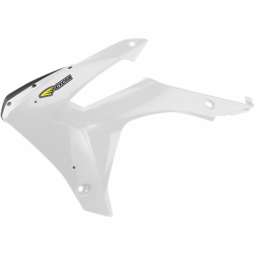 Cycra - Cycra Powerflow Intake Radiator Shrouds - Extended Edge - White - 188842