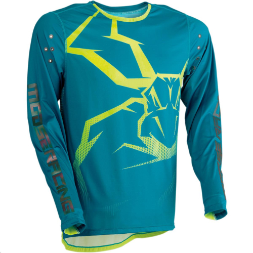 Moose Racing - Moose Racing Agroid Jersey - 2910-5849 - Aqua/Green - Medium