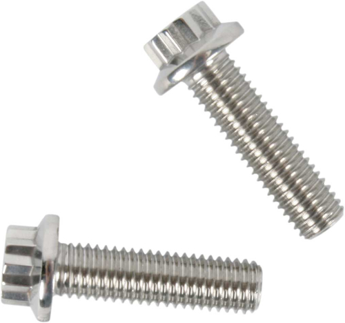 Diamond Engineering - Diamond Engineering Front Caliper Mount 12-Point Polished Stainless Individual Brake Bolt Kit - PS705S