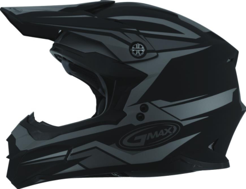 G-Max - G-Max MX86 Revoke Helmet - G3866074 - Matte Black/Silver - Small