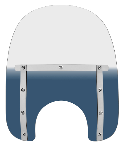 Memphis Shades - Memphis Shades Memphis Slim Windshield (7in. Cutout) - 15in. - Gradient Blue - MEM4116