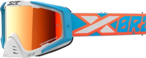 EKS Brand - EKS Brand EKS-S Outrigger Goggles - 067-60175 - White/Cyan/Flo Orange - OSFM