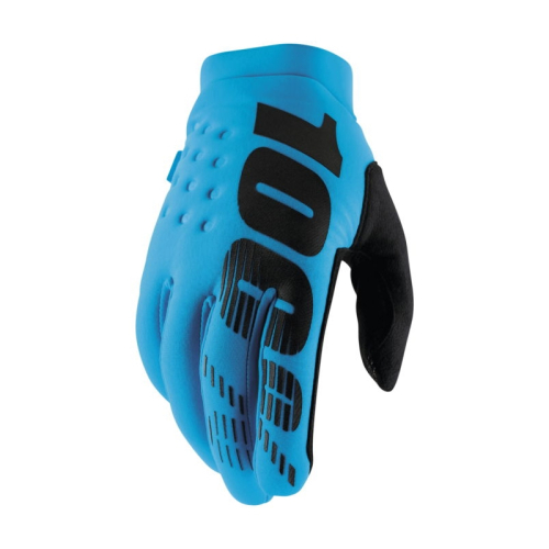 100% - 100% Brisker Cold-Weather Gloves - 10003-00038 - Turquoise - X-Large