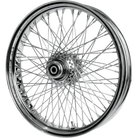 Paughco - Paughco Round 80 Spoke Front Wheel - 21x3.25 - Chrome - 06-109