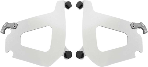 Memphis Shades - Memphis Shades Plates-Only Kit for Bullet Fairing - Polished - MEK1710