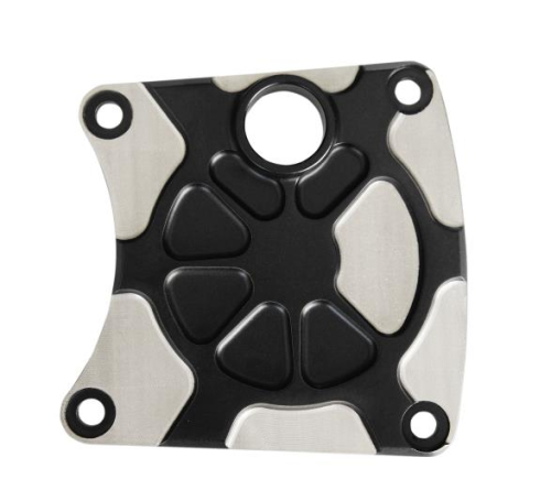 LA Choppers - LA Choppers Inspection Cover - Laser Satin Black - LAF44005M