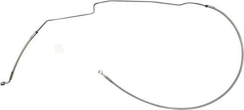 Magnum - Magnum XR Stainless Dot Brake Line Kit - Stock - Stainless with Chrome Fittings - SSC1422-40