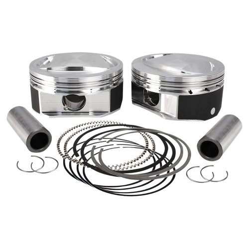 S&S Cycle - S&S Cycle High Compression Piston Kit - .010in. Oversize to 4.00in. - 10.6:1 Compression - 920-0115