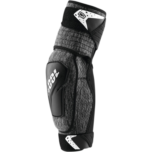 100% - 100% Fortis Elbow Guards - 70006-00004 - Gray/Black - LG-XL