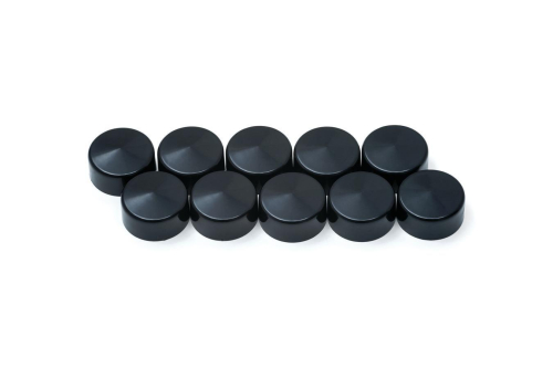 Kuryakyn - Kuryakyn Kool Kaps Gloss Black Covers - 1/4in. Socket Head - 2454