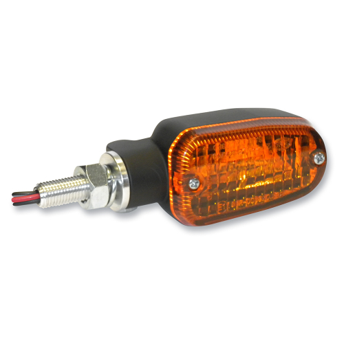 K&S Technologies - K&S Technologies DOT Incandescent Marker Lights - 3 wires - Black/Amber - 25-7701BK