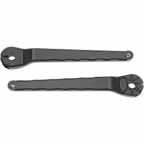LA Choppers - LA Choppers Fusion Shift Arms - Heel-Toe Set - Decadent Black Powdercoat - LA-F450-01B