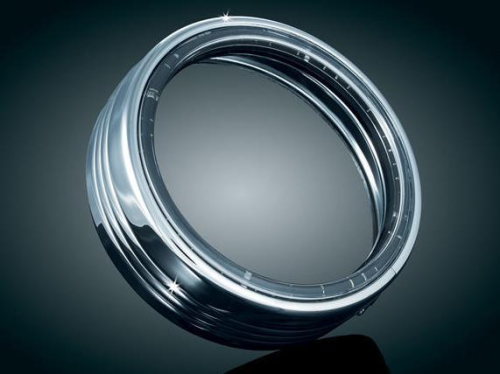 Kuryakyn - Kuryakyn 5-3/4in. LED Halo Trim Ring for Headlight - Chrome - 7749