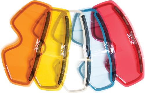 EKS Brand - EKS Brand Dual-Pane Lens for Gox Goggles - Red/Persimmon Mirror - 067-40080
