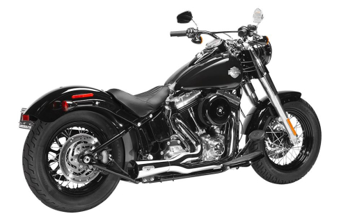 MagnaFlow - MagnaFlow F-Bomb 2 into1 Exhaust System - Chrome/Black - 7212401