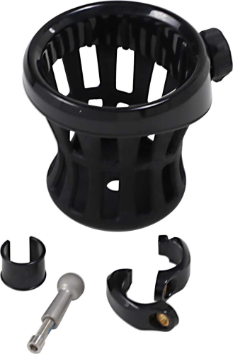 Ciro - Ciro Drink Holder with 7/8in. and 1in. Handlebar Mount - Black - 50613