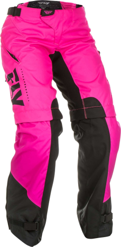 Fly Racing - Fly Racing Lite Over the Boot Womens Pants - 372-65806 - Neon Pink/Black - 5/6